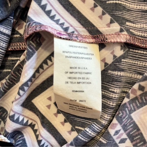 R&M Richards 6P Mod Dress 1960s Style Chevron Made in USA Geometric Textured - Picture 7 of 9